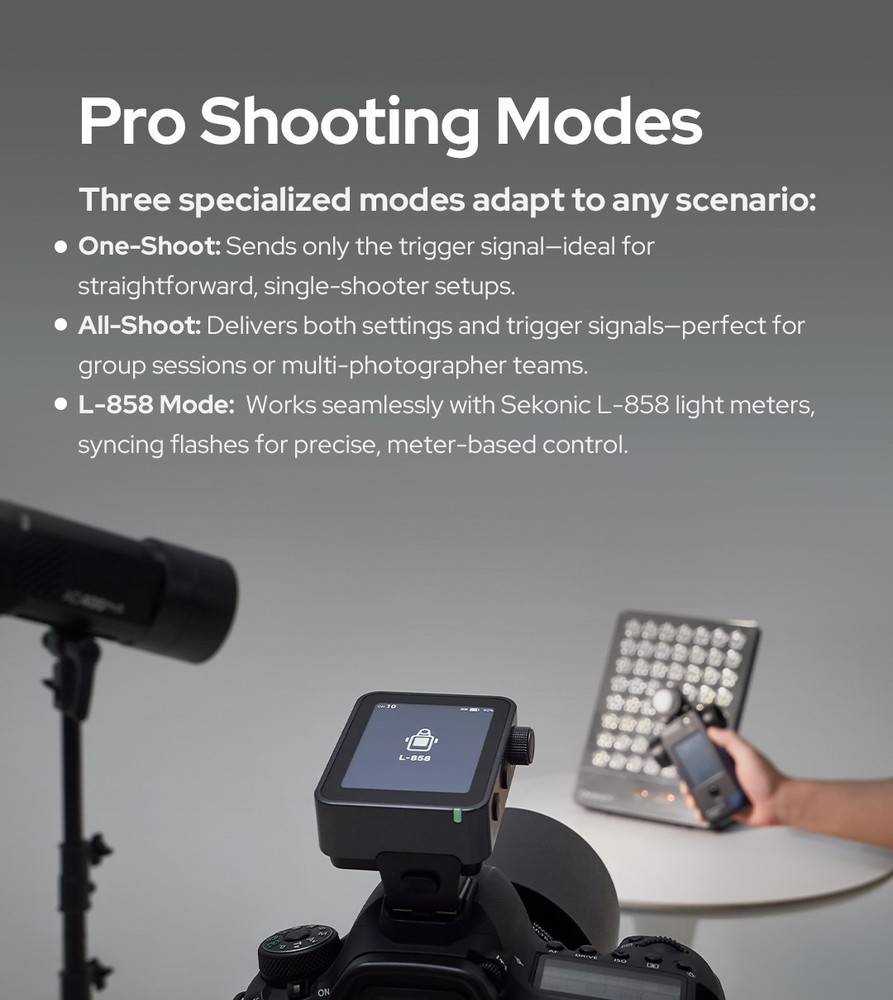 Godox X3 Pro N Touchscreen TTL Flash Trigger for Nikon 2.4G Wireless LCD Screen