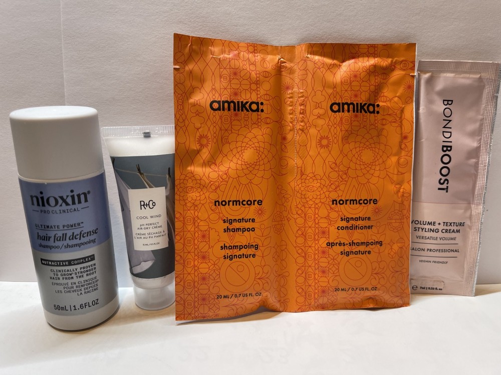 10pc Hair Care Samples Bundle Travel/Sample Size with Assorted Brands