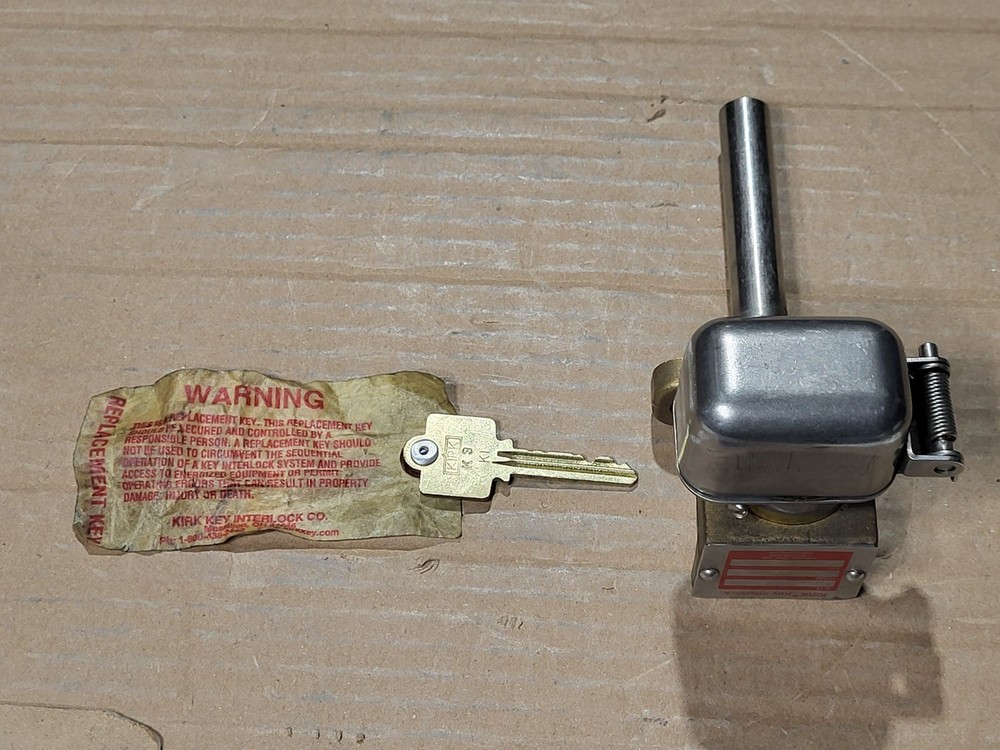 SURPLUS NEW KIRK S014-34112 Key Interlock – Safety