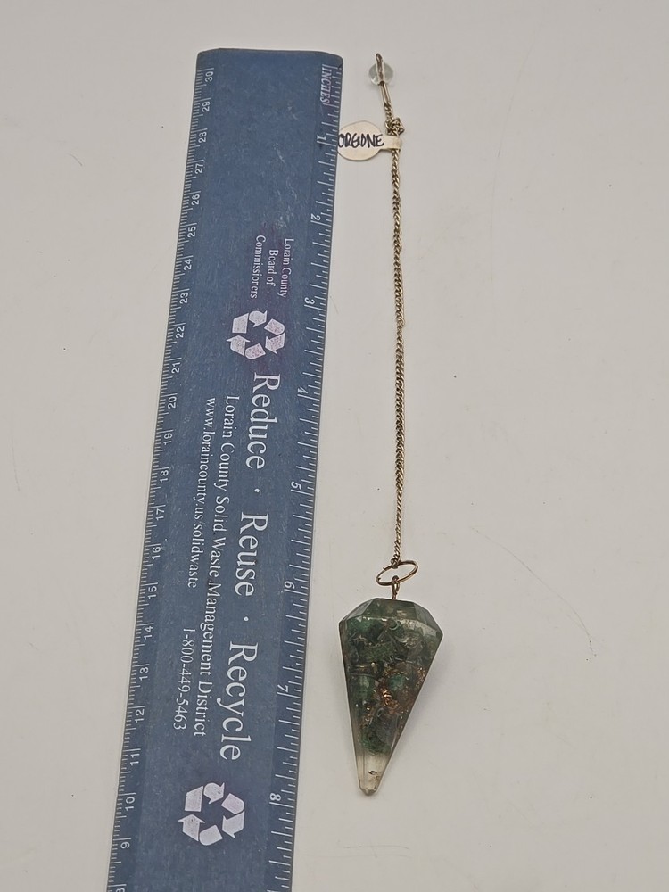 Aventurine Orgonite six sided Pendulum