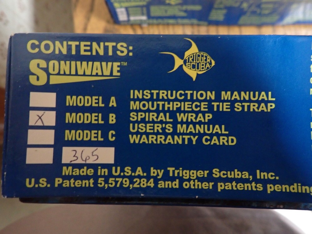 Soniwave Scuba Communications Through-Water Transceiver Pair NOS Model B