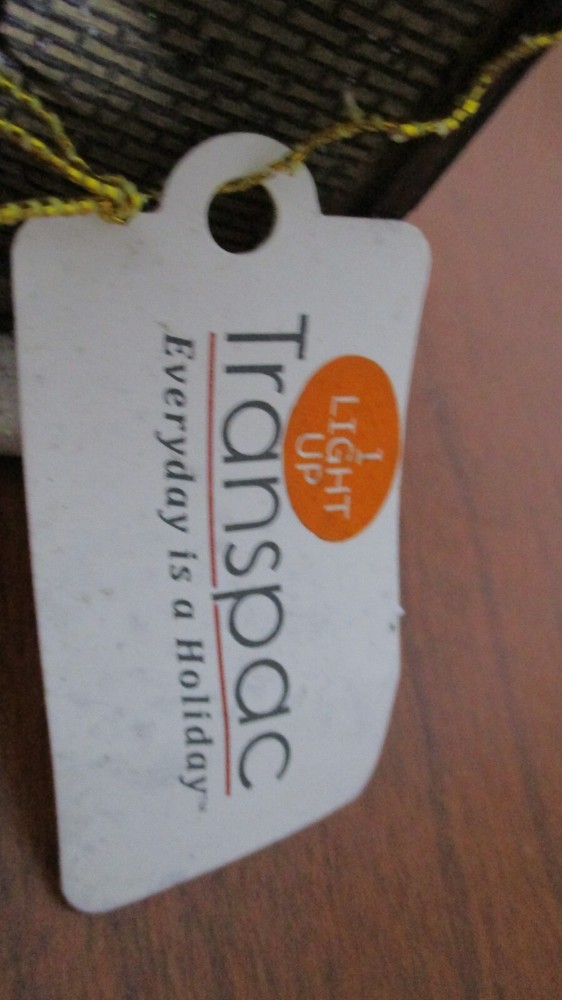 TRANSPAC ~ LIGHTED MINI LIGHTED HOUSE - BANK ~NWT