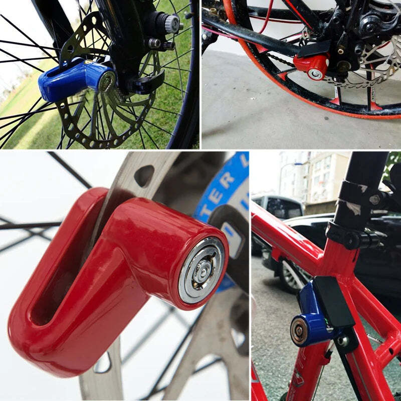 Motorcycle bike lock brake disc lock disc lock black