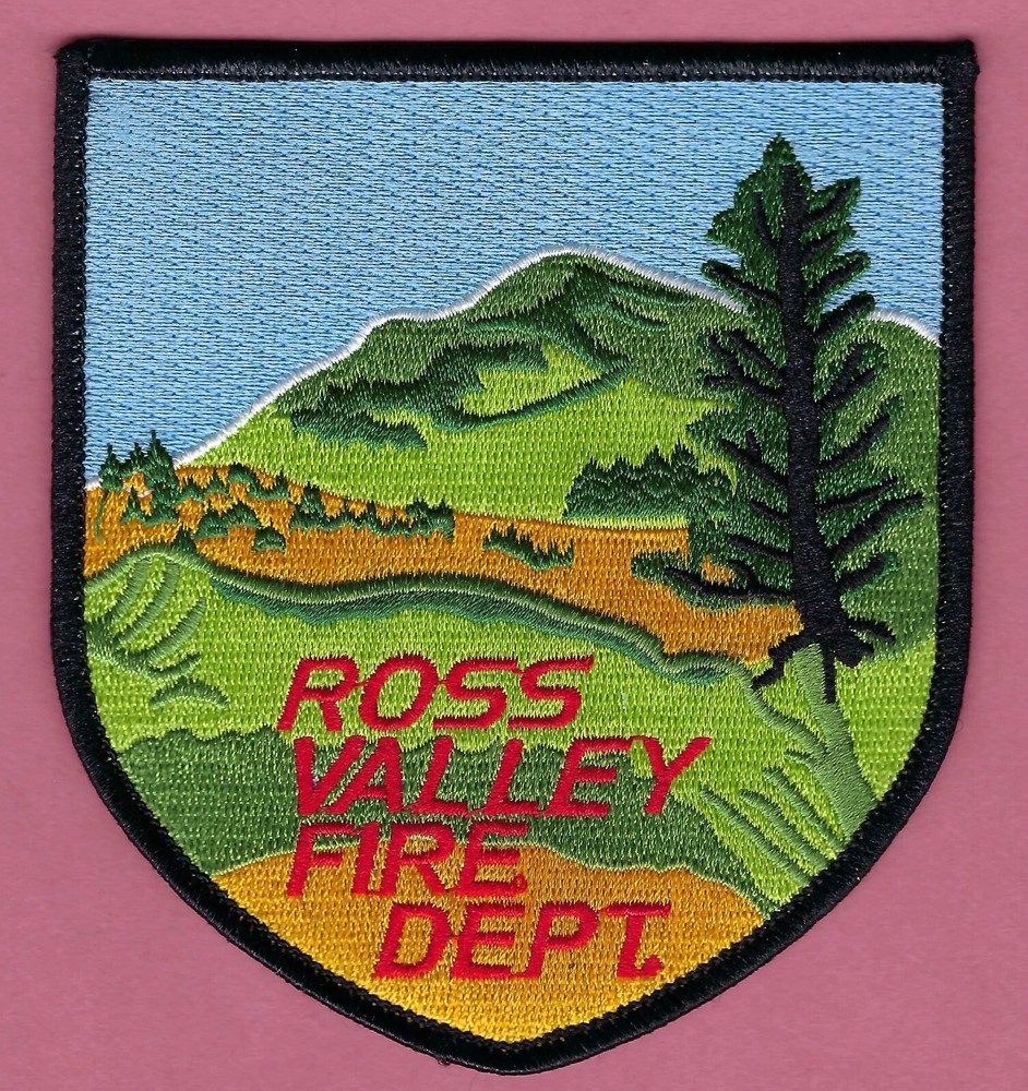 ROSS VALEY CALIFORNIA FIRE RESCUE PATCH