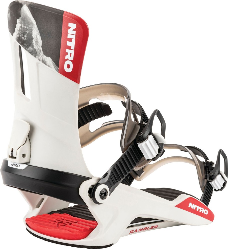 Nitro Rambler Men's Snowboard Bindings, Raw, Medium MY26