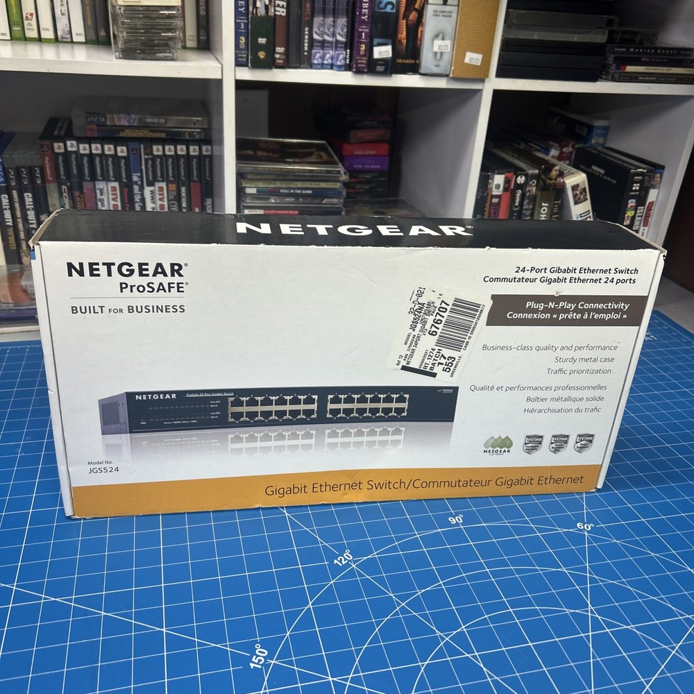 NETGEAR JGS524 ProSafe 24-Ports External Switch