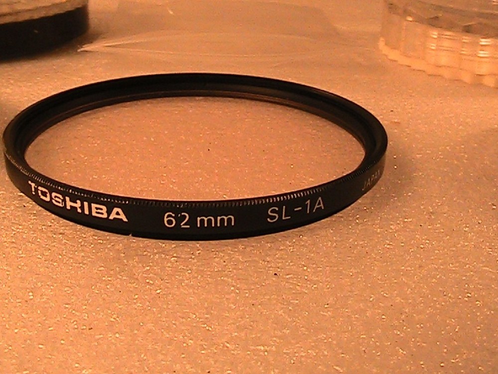 62mm lens filter Toshiba  Skylight 1A