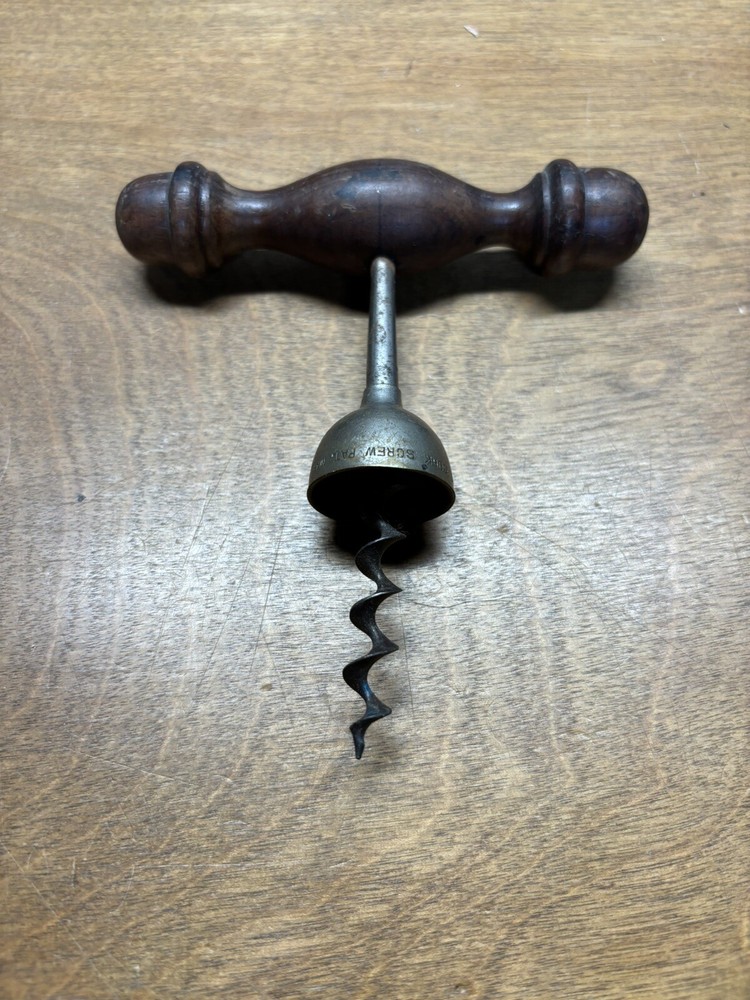 Antique Magic Corkscrew William Bennitt ?? 1883 Patented NICE