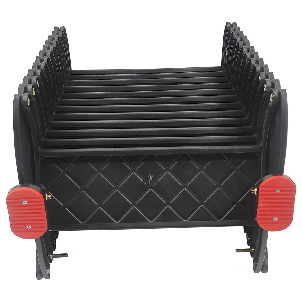 Attic Ceiling Ladder 10 ft Ceiling Mounted Folding Stairs Pull Down Ladder Black