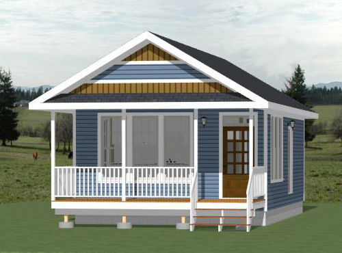 18x30 Tiny House -- 540 sq ft -- PDF Floor Plan - Model 5B