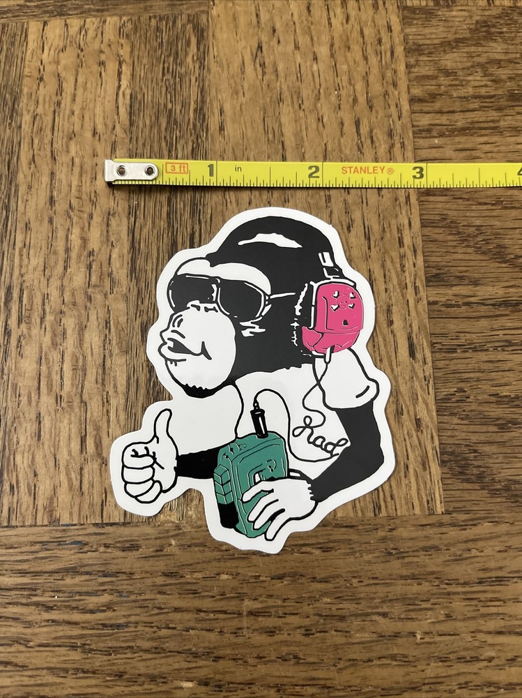 Laptop/Phone Sticker Gorilla