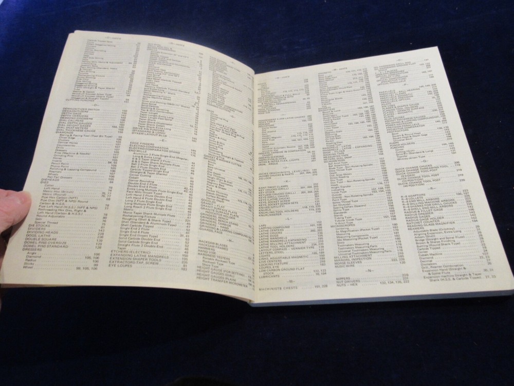 1971 Eastern Tool & Supply Catalog 236pg Steel Hardware Tools C137a