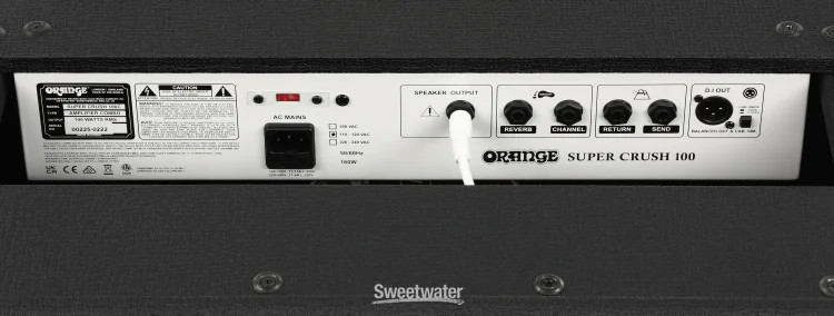 Orange Super Crush 100 - 100-watt Solid-state 1x12-inch Combo - Black