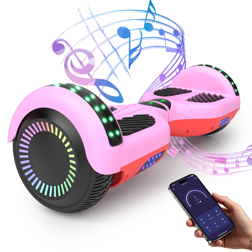 Commugo Hoverboard Electric Bluetooth Speaker Self-Balancing Scooter UL 2272