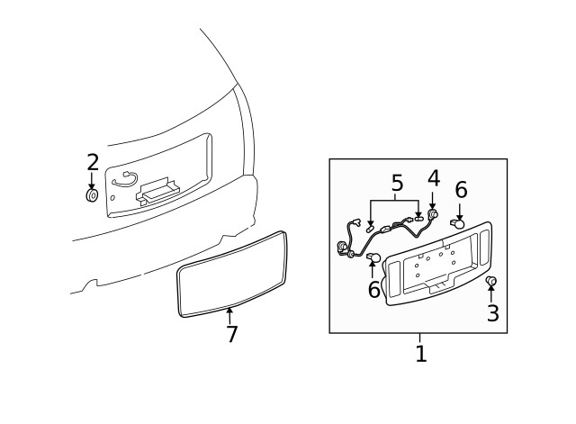 Genuine GM Bumper 25735605