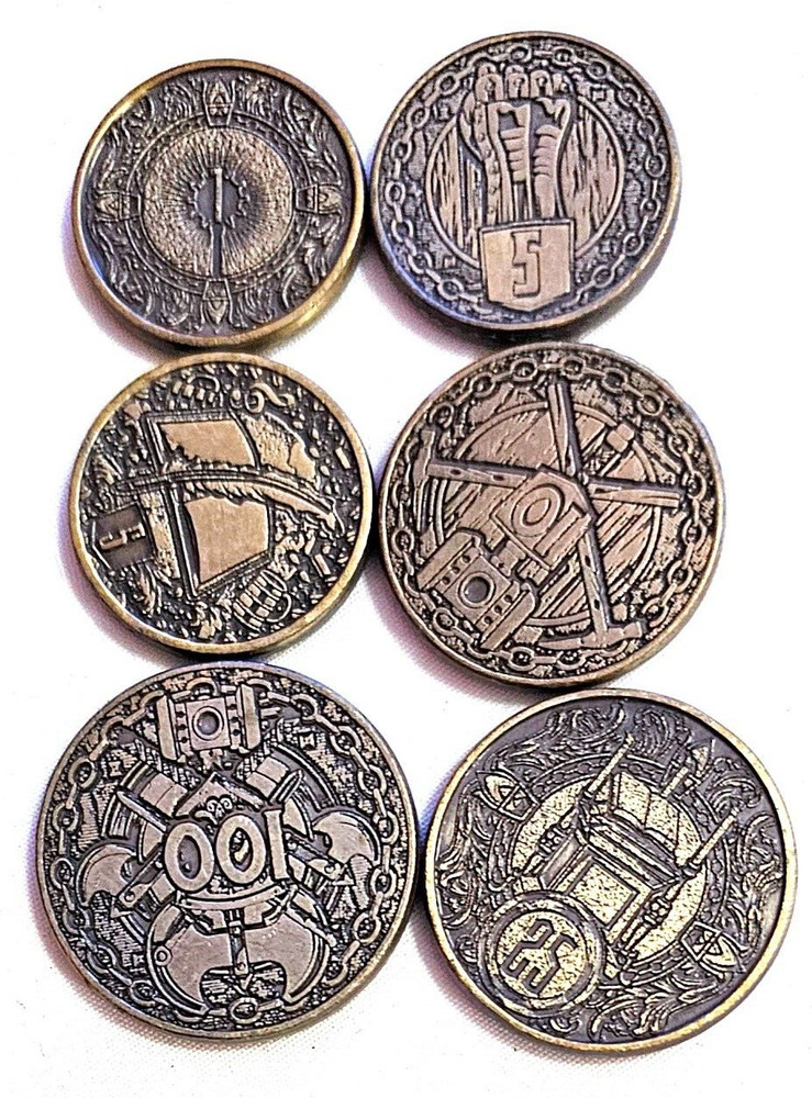 6pc Lot Game Tokens?