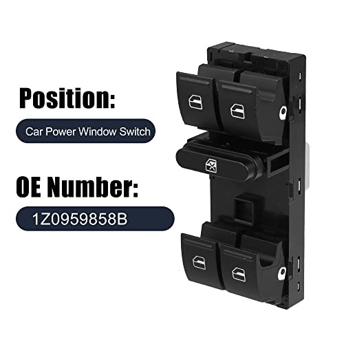 Front Left Master Power Window Switch Replacement for 03-14 Skoda Octavia