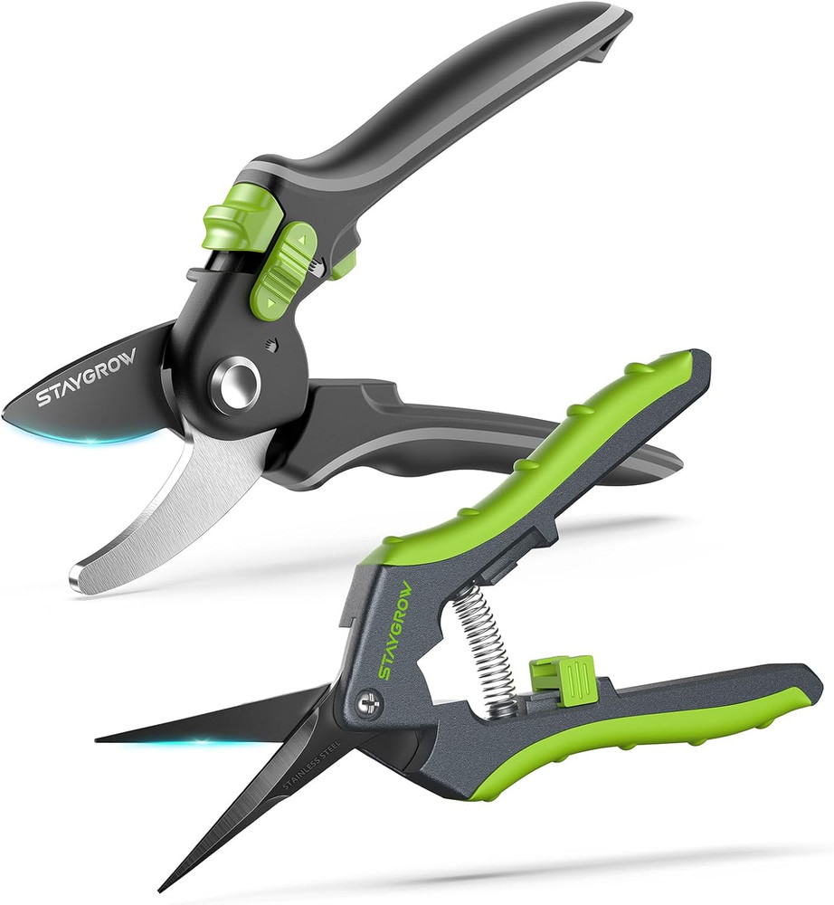 Gardening Scissors, Sharp Plant Trimming Scissors for Precise Cuts, Stainless St