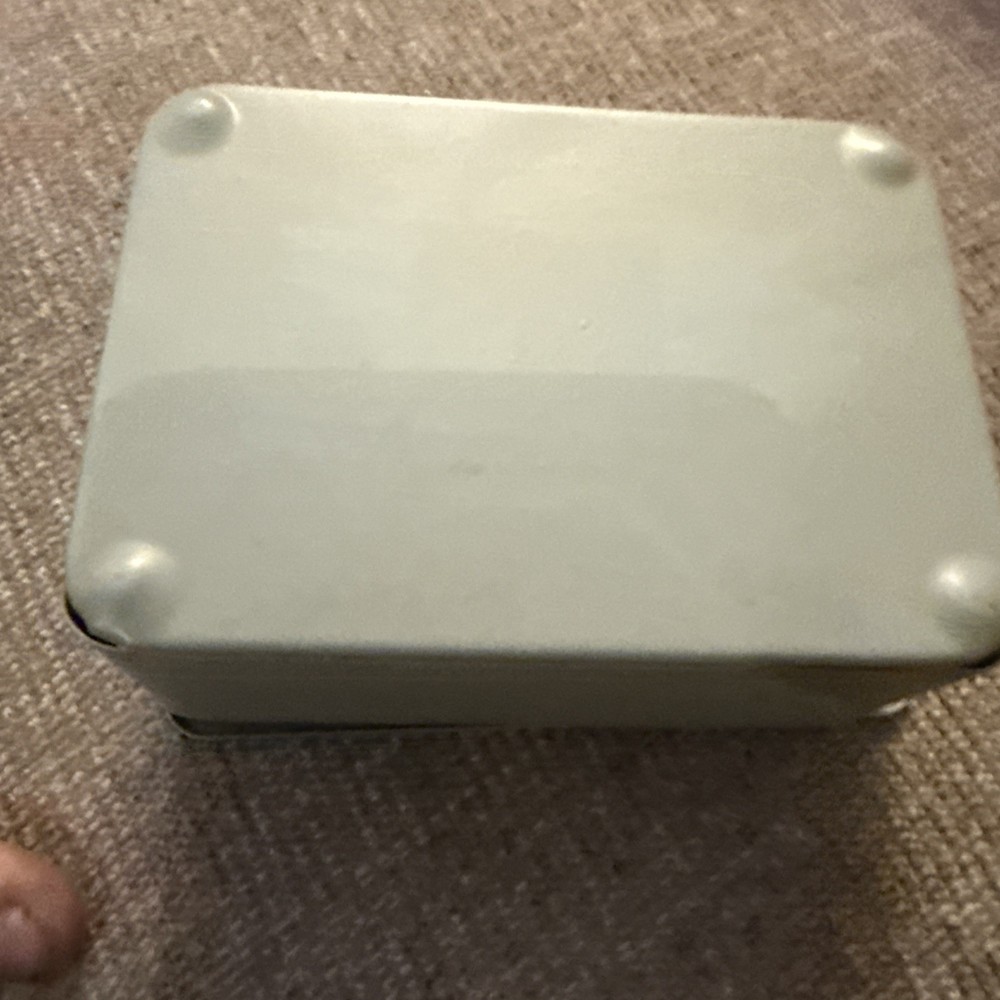 Metal box container birds design
