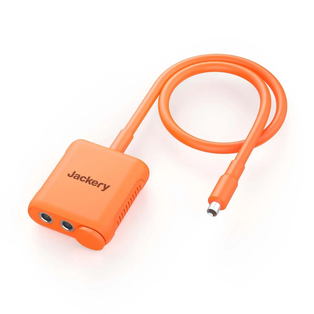 Jackery Orange DC Input 12.5A Durable 1 Male & 3 Female Solar Panel Connector