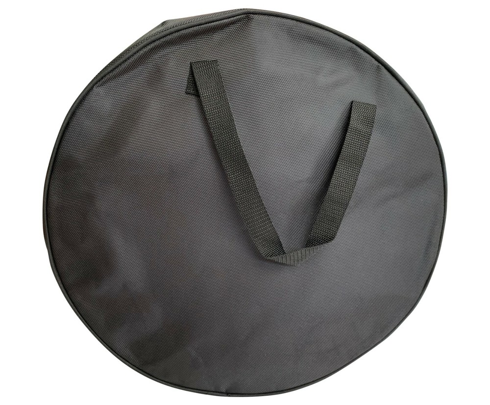 EV Storage Bag, 16" Round X 5.5" Deep. Foldable Cloth/Vinyl Material.