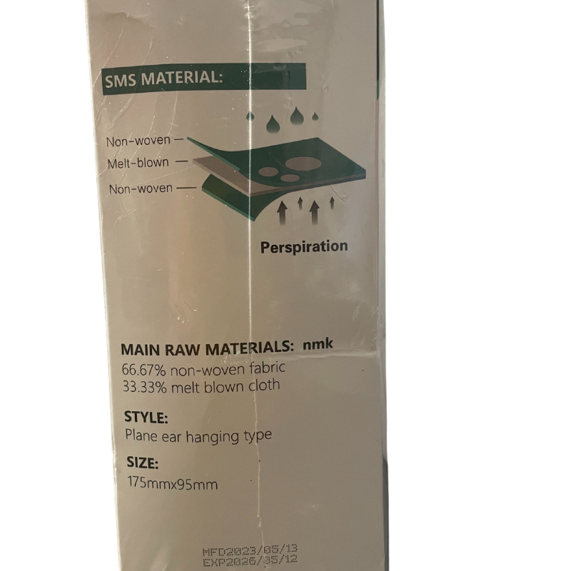 200 Mask Disposable Face Masks 3-Ply Earloop Sealed Box