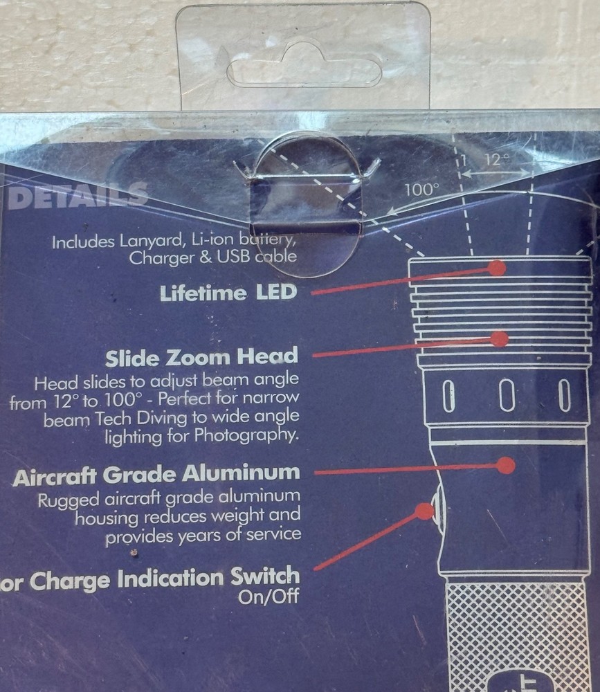 Tovatec UV LED Dive Light