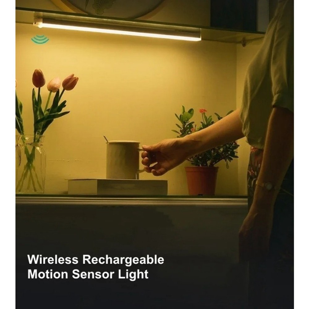 Motion Sensor LED Night Light TypeC Rechargeable Cabinet Wardrobe Lamp8915