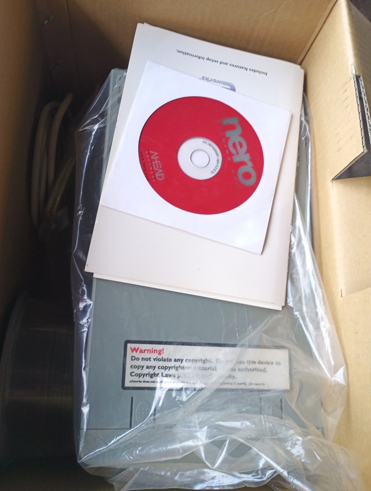 E3 Works Disc Clone CD Burner With Power And USB Cord - Great Bundle- Mint-