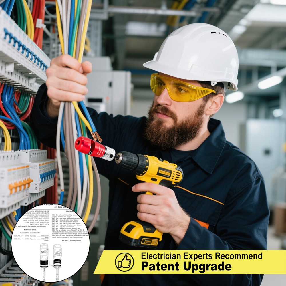 Wire Stripper for Drill Wire Stripping and Twisting Tool Upgrade Electrical