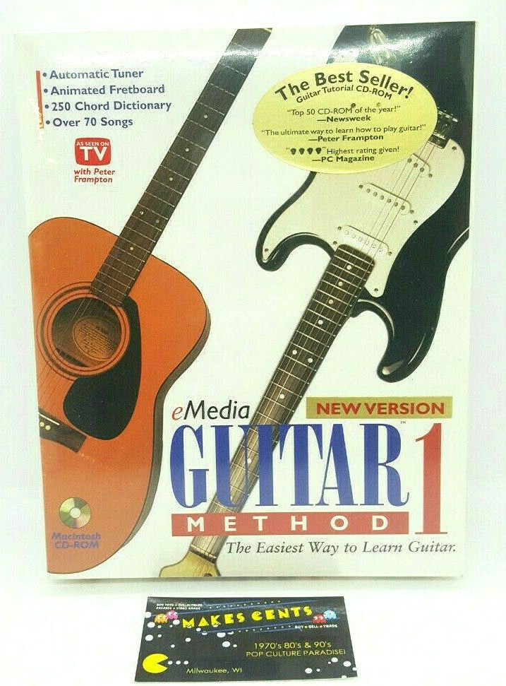 eMedia Guitar Method 1 /Macintosh CD-ROM - NEW SEALED