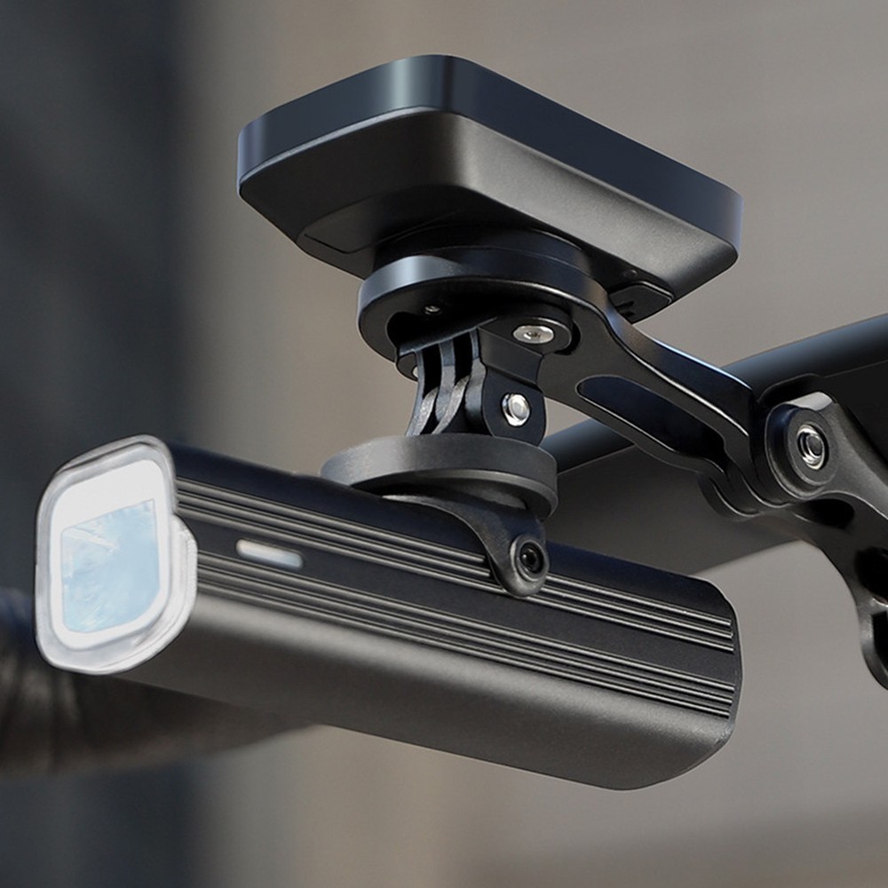 Black Alloy Handlebar Mount Adjustable for Cycling Computers and Speedometers