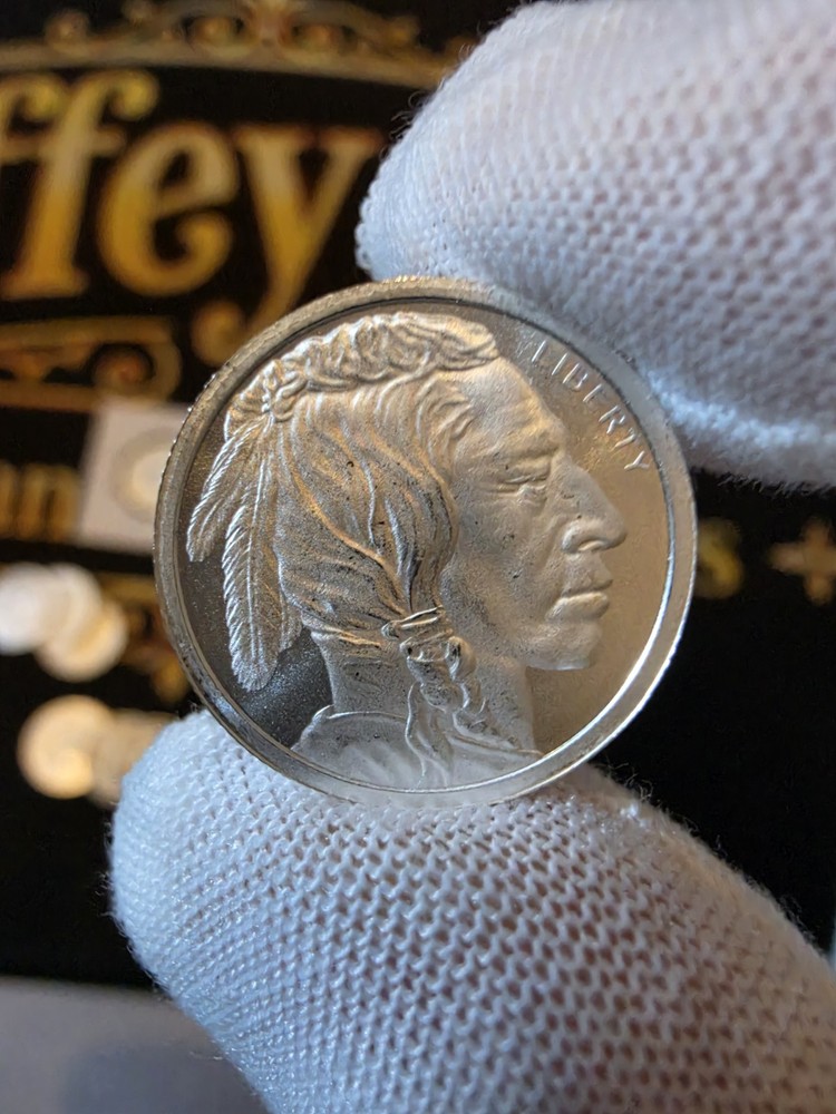 1/10 oz Silver Round - Buffalo