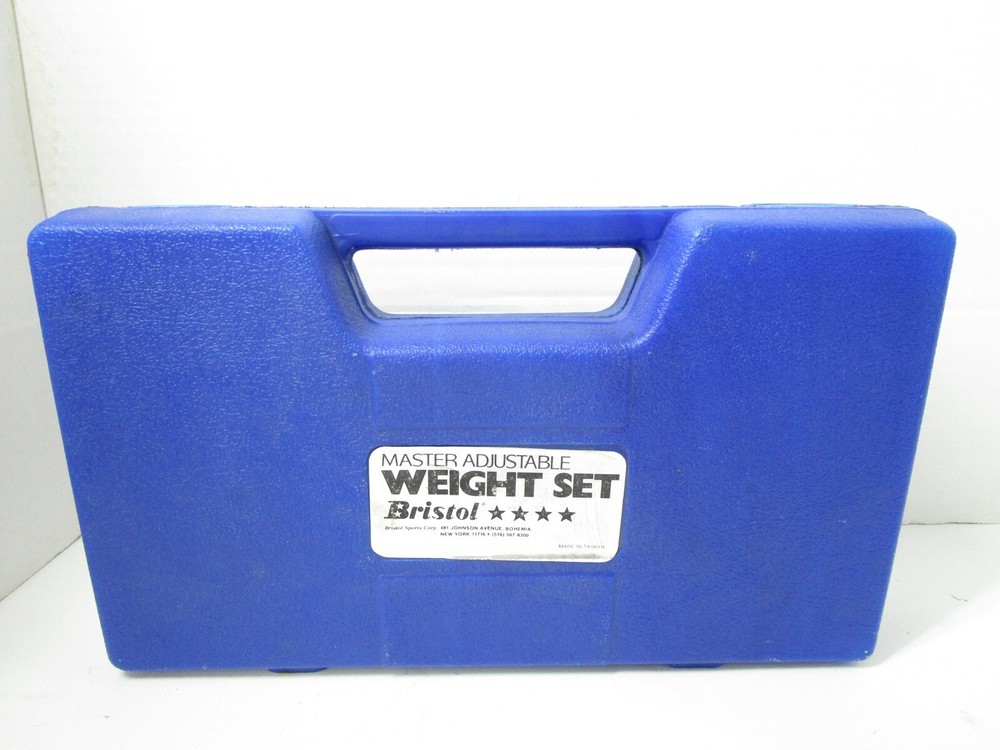 Master Adjustable Bristol Weight Set Box 4 x 5LB Weights Many Uses Racing Lab