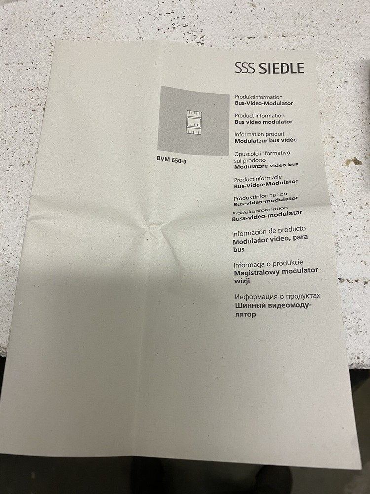 Siedle BVM 650-0