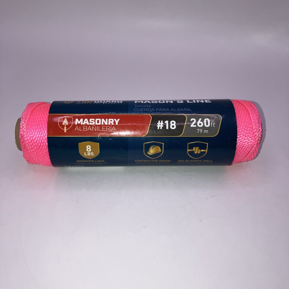 Twisted Nylon Mason Line Hot Pink