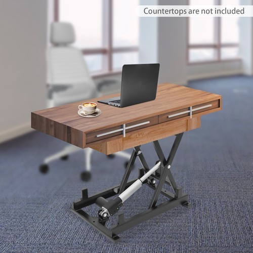 Electric Scissor Lift Table - 250lbs Capacity, Adjustable Height, Foldable