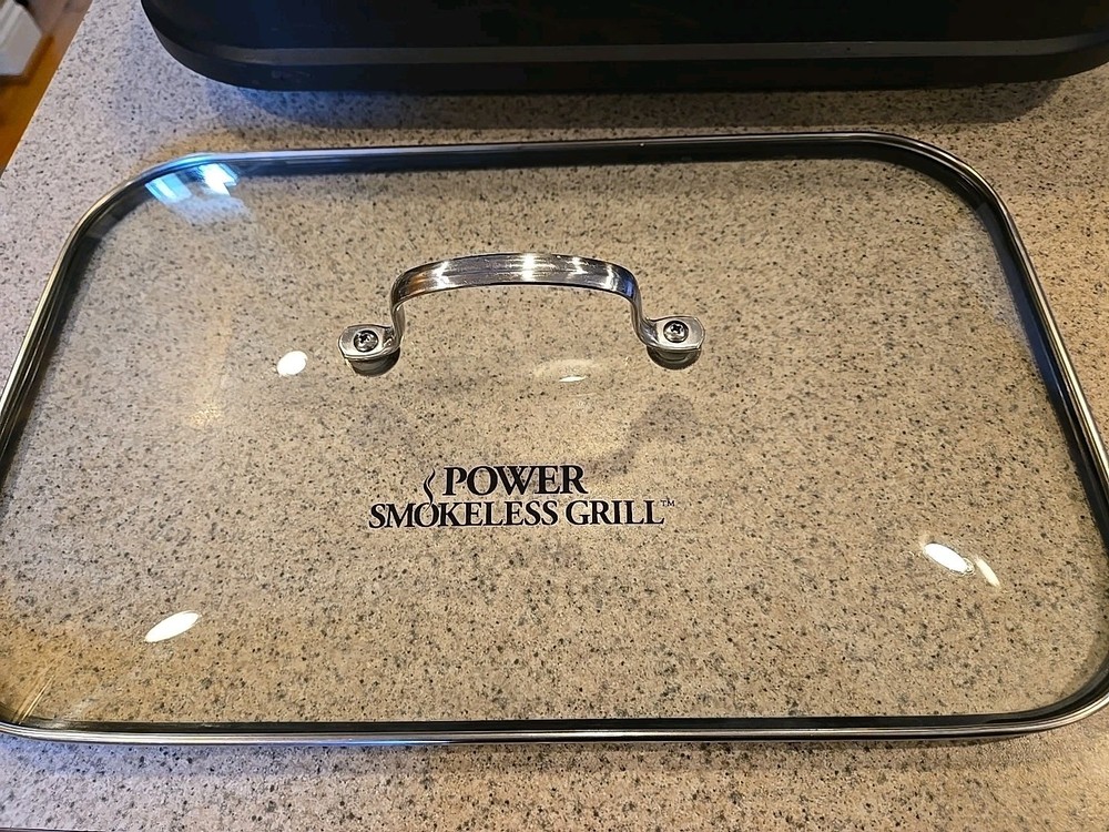 Indoor Smokeless Electric Grill BBQ Griddle Fast Heating Easy Clean Compact
