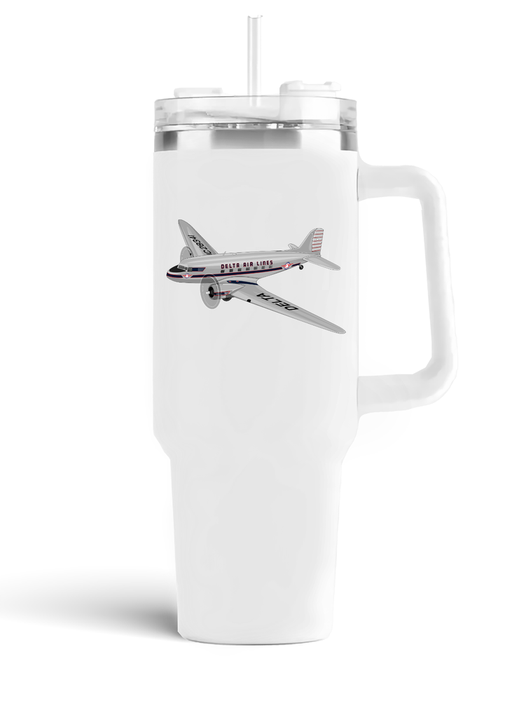 Delta Airlines Douglas DC-3 Quencher - 40oz.