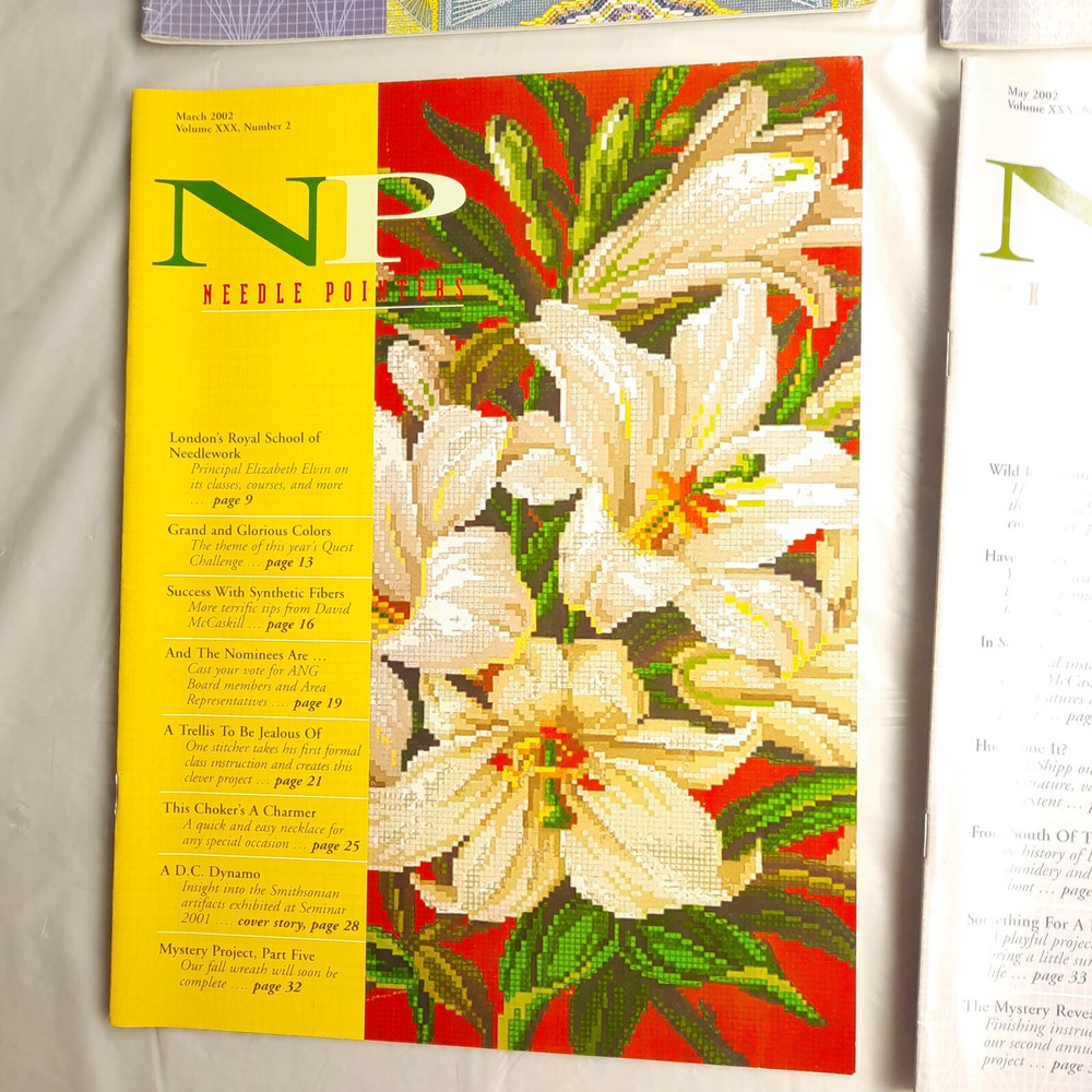 Needle Pointers Magazine Lot 2002 Partial Year 4 Issues Set