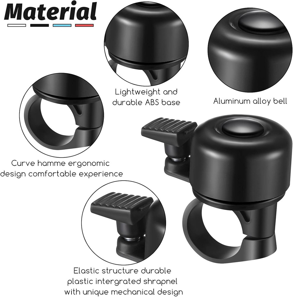 Hestya 4 Pieces Bike Bells