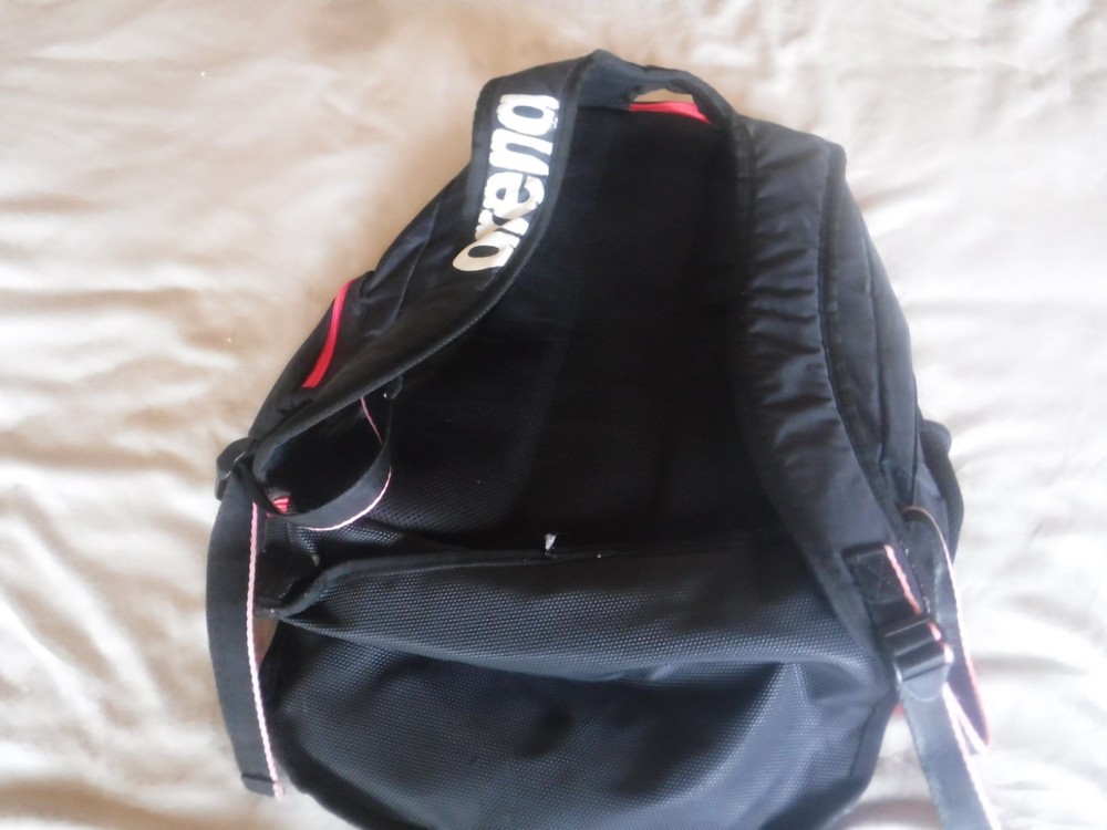 Arena Backpack Black and Pink