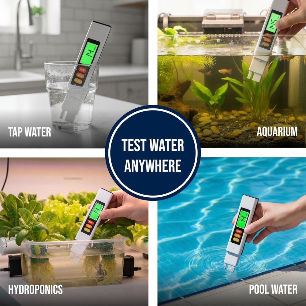 Water Tester for Drinking - TDS Meter PROFESSIONAL