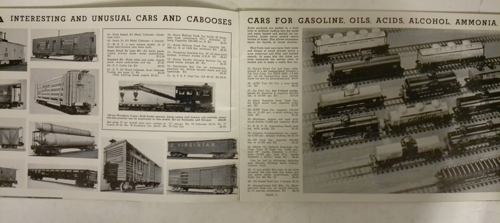 Vanden Boom Mini-Train 1940 Catalog