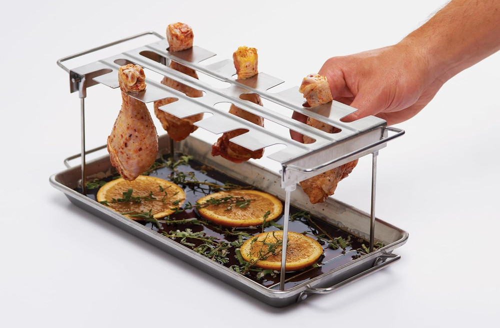 64152 Stainless Steel Wing Rack