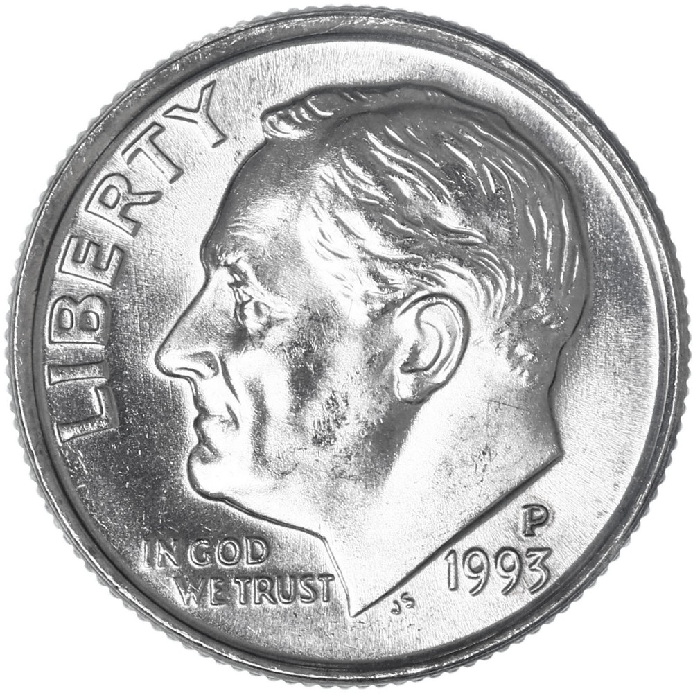 1993 P Roosevelt Dime BU US Coin