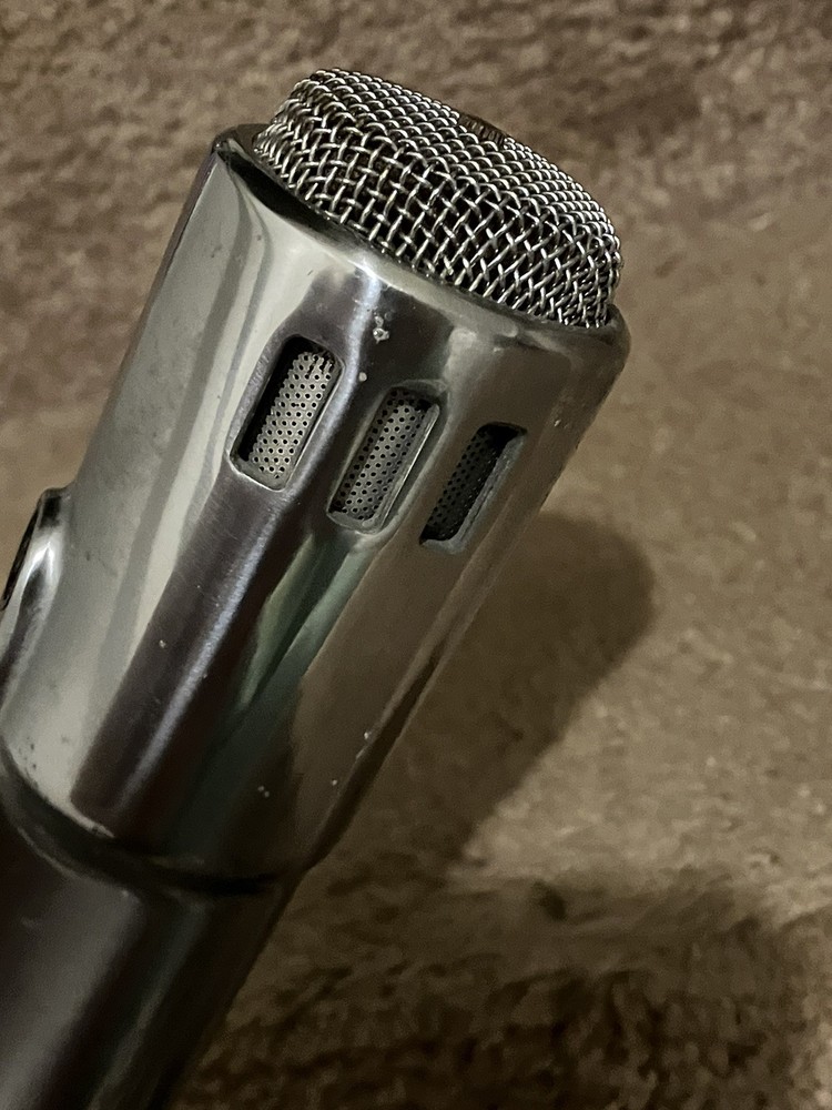 Electro-Voice Model 664 Dynamic Cardioid Microphone Untested With Desk Stand