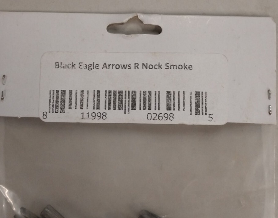 Black Eagle - R Nock - Smoke - 12 Pack
