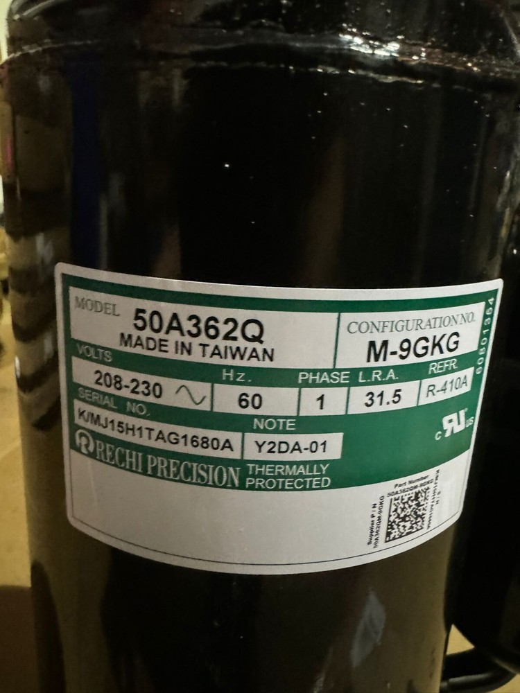 RECHI-PRECISION COMPRESSOR AMANA-GOODMAN 50A362Q