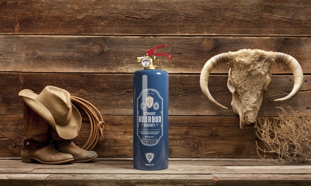 CHIC FIRE - Design Fire Extinguisher - Bourbon - Fully functional - ABC